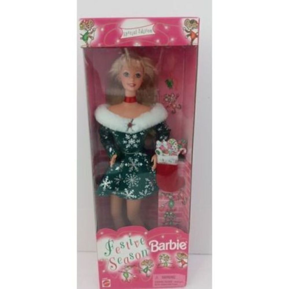 Barbie Doll Festive Season Christmas Special‎ Edition #18909 Vintage 1997 Mattel